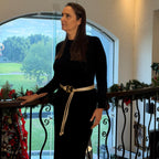 Vestido Midi Manga Larga