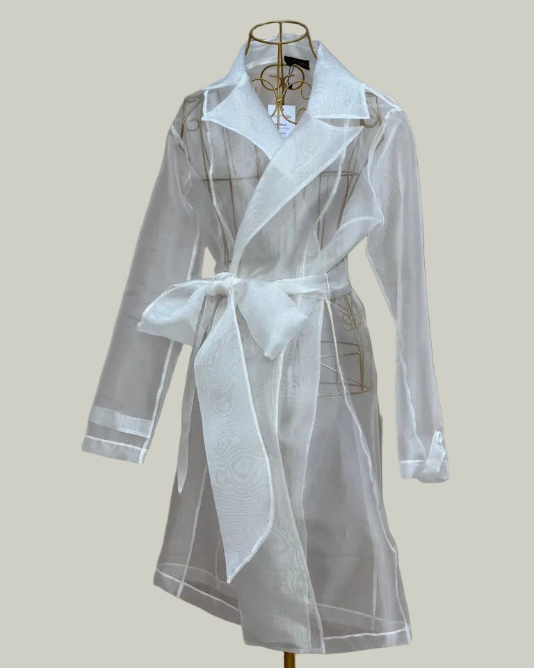 Gabardina larga Orquidea