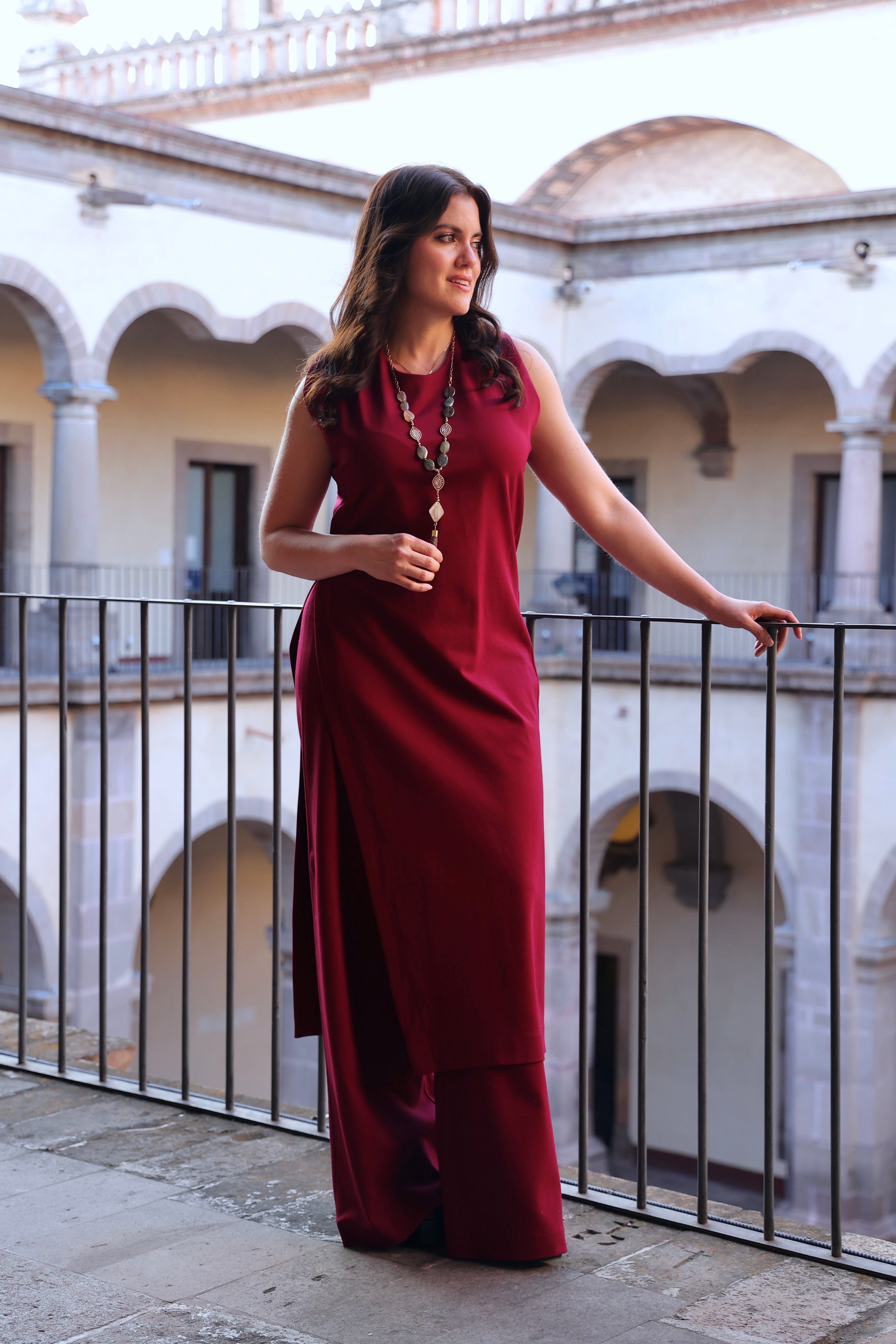 Set Blusa Larga y Pantalón