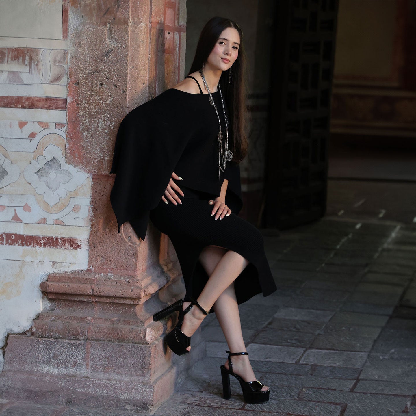 Vestido de Tirantes Capa